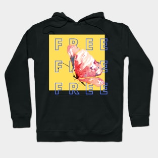 Bold and Urban, Free as a Butterfly Shirt, Simple Free Tee Hoodie